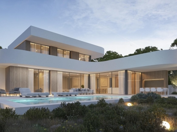 Luxury Modern Home in the Heart of Moraira-Teulada: A Contemporary Mediterranean Retreat