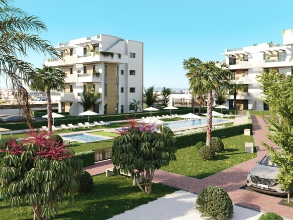 New Build Tourist Apartments in Santa Rosalía Lake and Life Resort Costa Cálida