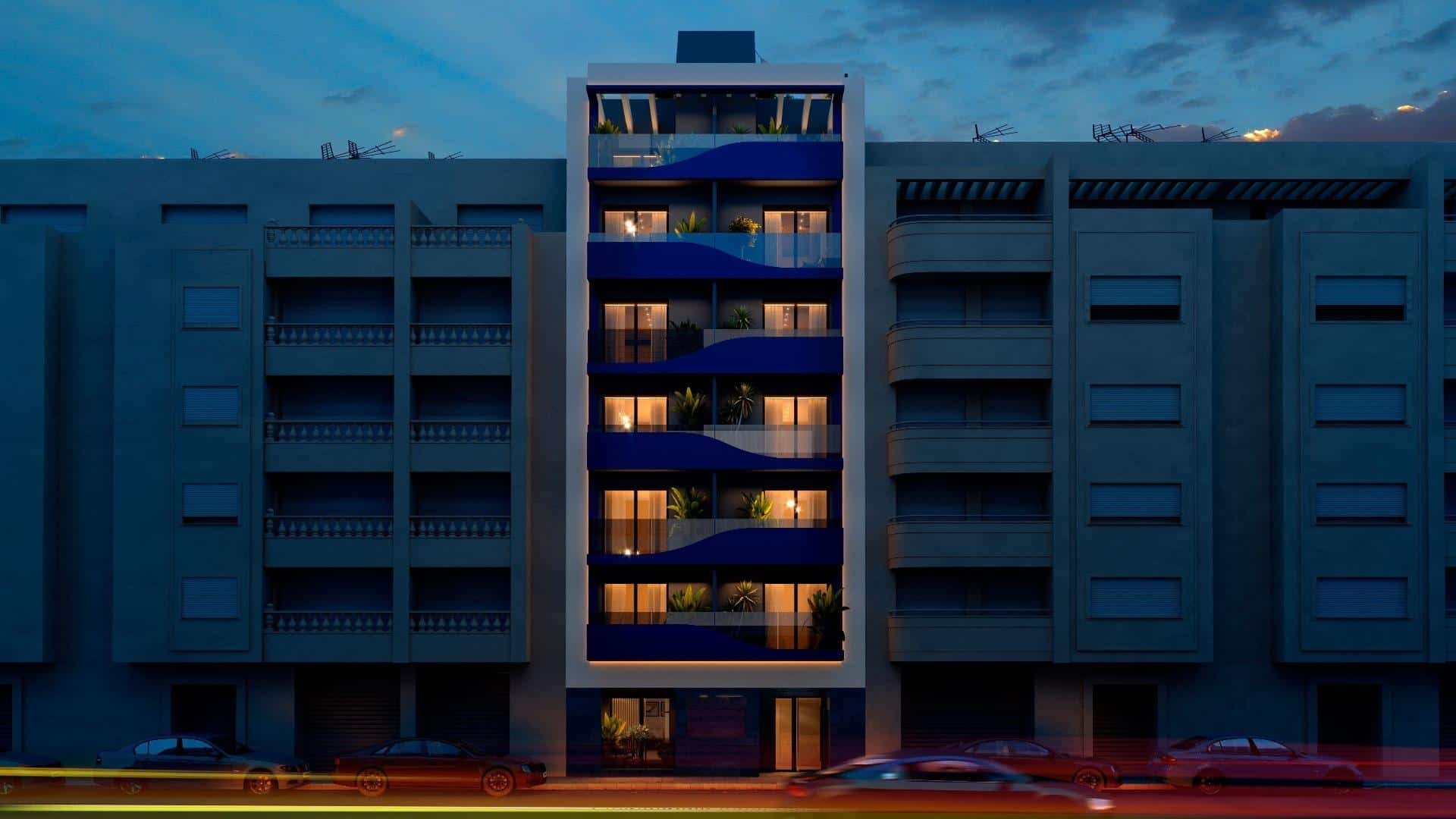 New Build Apartments 200 Metres from the Sea in Torrevieja