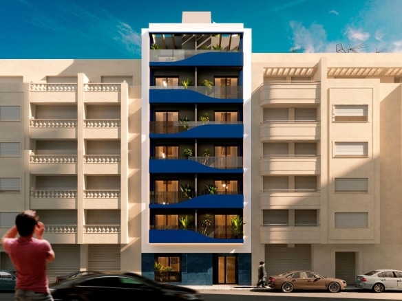 New Build Apartments 200 Metres from the Sea in Torrevieja