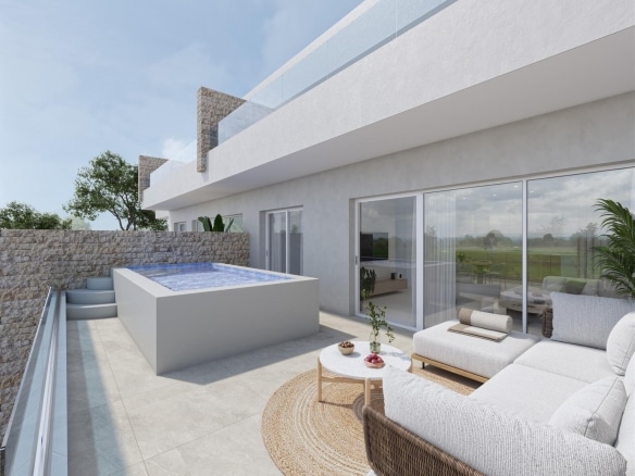 New build homes in Pilar de la Horadada with private pool