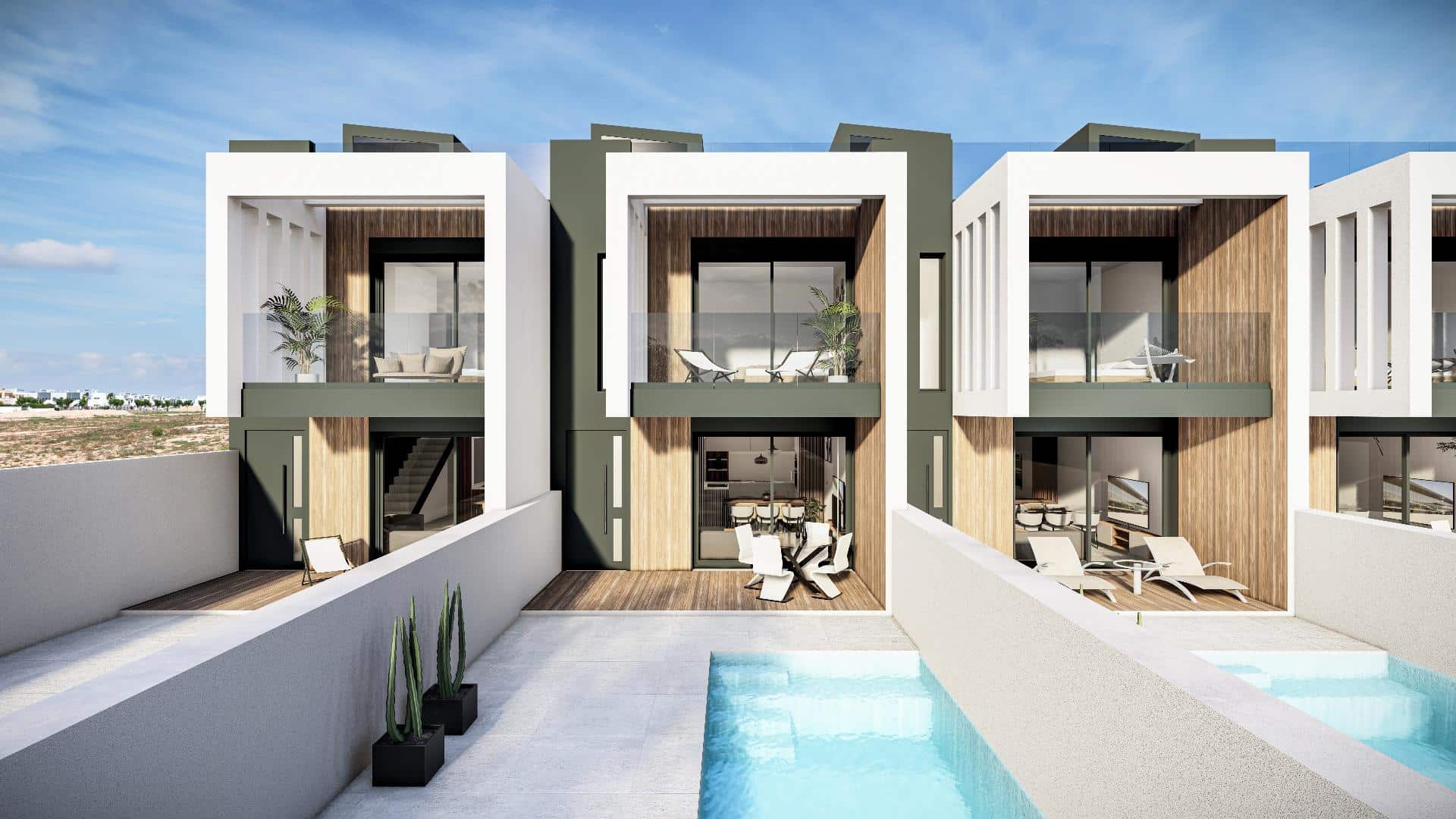 Sustainable New Build Townhouses in Pilar de la Horadada, Costa Blanca