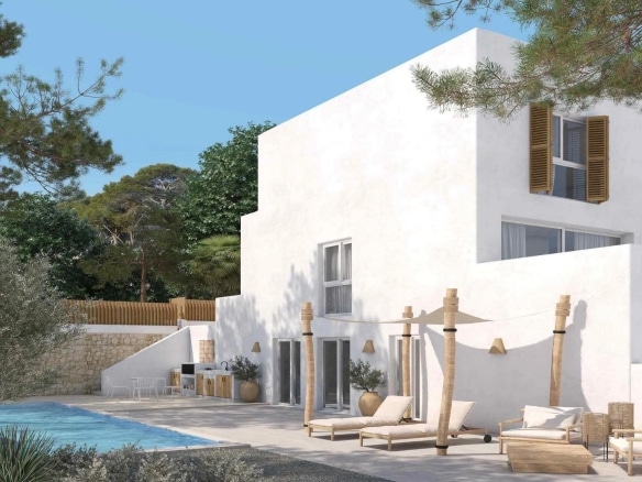 Newly built semi-detached house in Ráfol de Almunia: nature, comfort and modern design