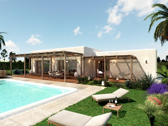 New Build Villas on Large Rustic Plots in Pinoso, Alicante