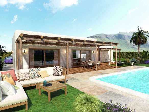 New Build Villas on Large Rustic Plots in Pinoso, Alicante