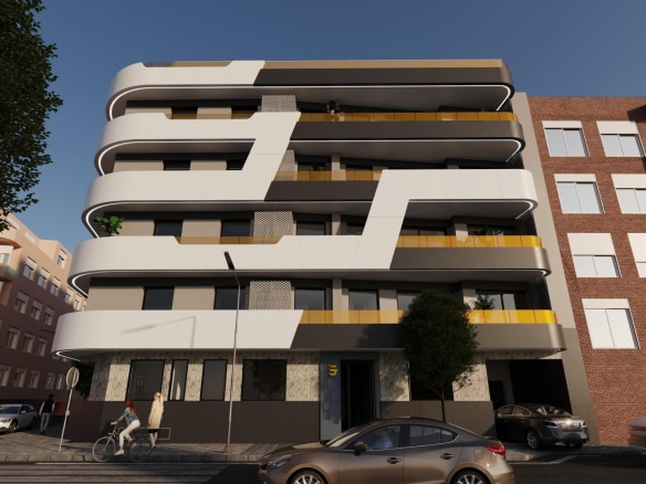 New Build Apartments in the Heart of Torrevieja Just 400 m from Playa del Cura