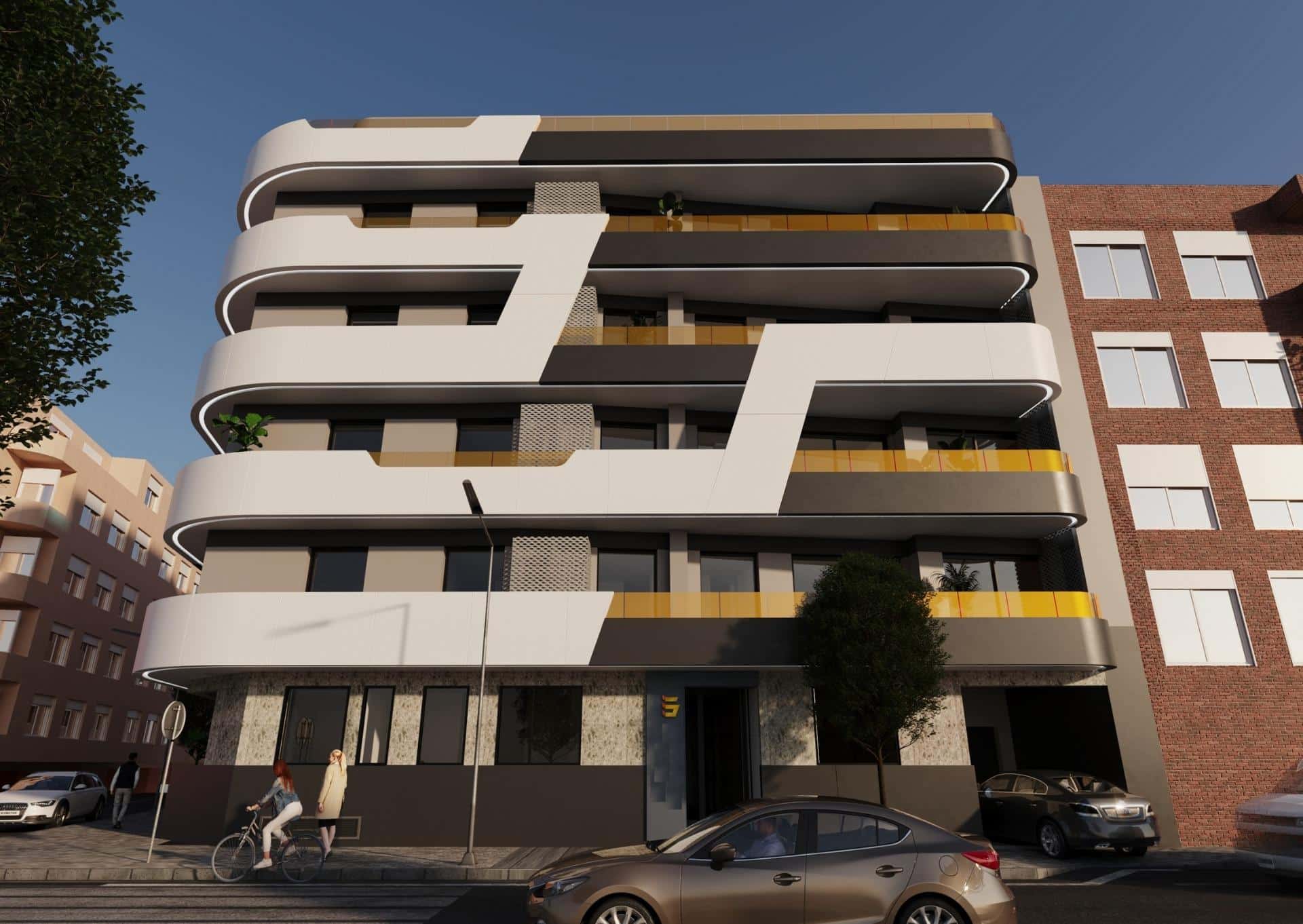 New Build Apartments in the Heart of Torrevieja Just 400 m from Playa del Cura