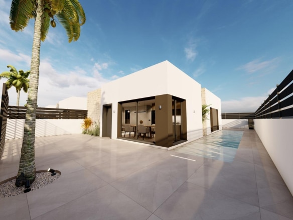 Modern Independent Villas in Monteazul Benijofar with Optional Pool and Solarium