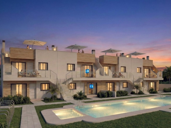Modern Apartments and Penthouses with Solarium in San Javier Near Mar Menor