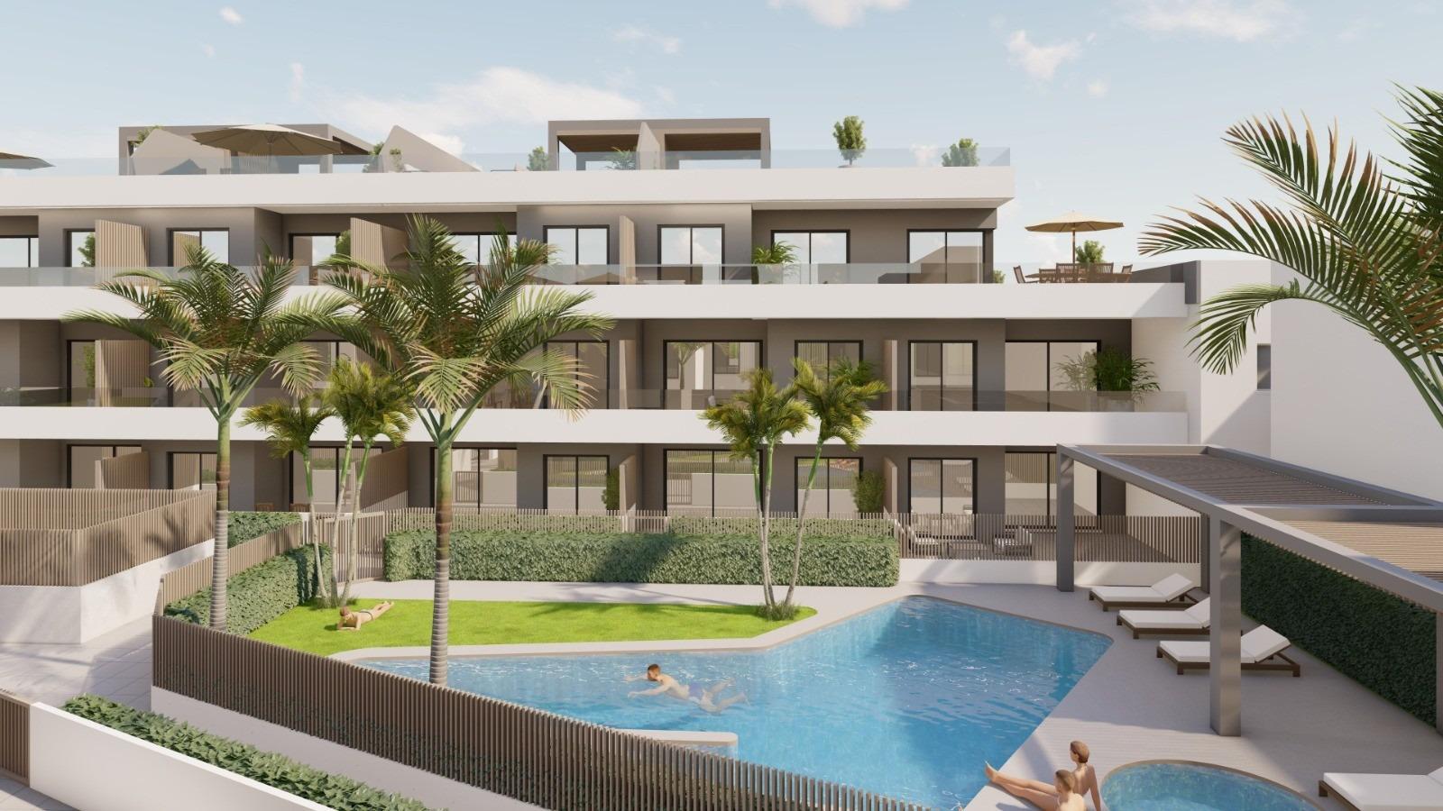 10-1 New Build Apartments and Bungalows for Sale in Pilar de la Horadada Near the Beach