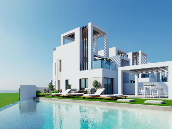 New Build Villas with Private Pool at Serena Golf-Los Alcazares