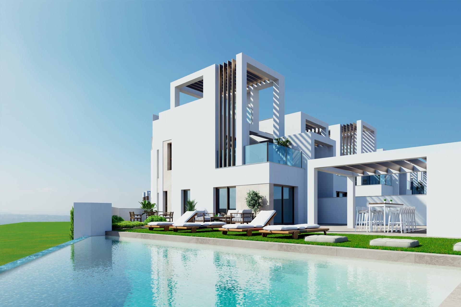 22-1 New Build Villas with Private Pool at Serena Golf-Los Alcazares