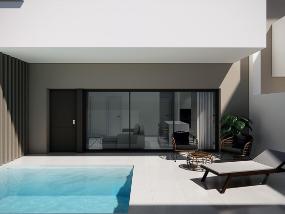 New Build Bungalows for Sale in Pilar de la Horadada 3 km from Beach