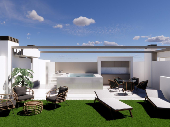 New Build Bungalows for Sale in Pilar de la Horadada 3 km from Beach