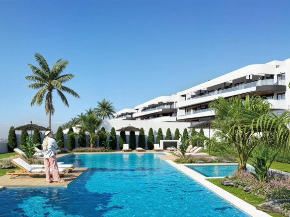 New Build Golf Front Apartments and Villas in La Serena Golf Los Alcazares