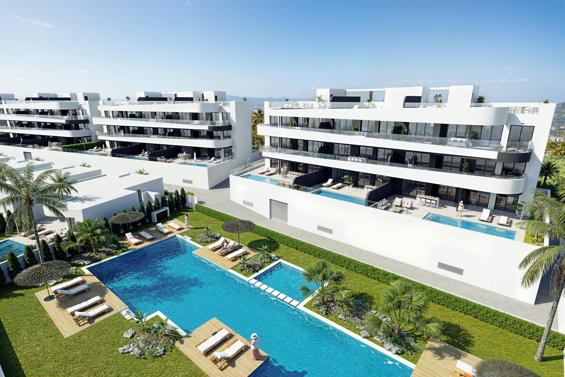 8-1 New Build Golf Front Apartments and Villas in La Serena Golf Los Alcazares
