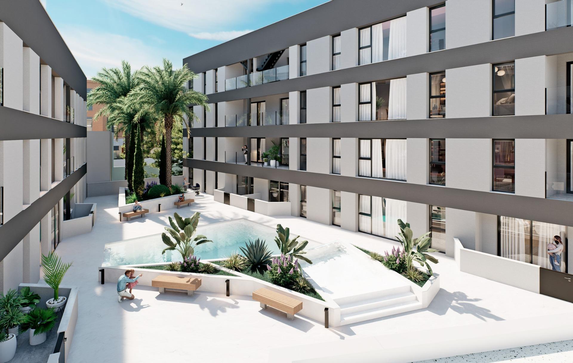 9-1 New Build Apartments for Sale in Lo Pagan (San Pedro del Pinatar) Near the Beach
