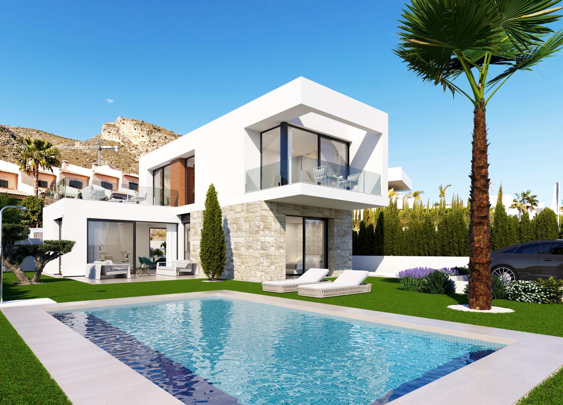 9-1 Luxurious New-Build Villas in Sierra Cortina, Finestrat