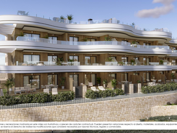 New Build Apartments for Sale in Finestrat with Sea Views and Resort Style Amenities