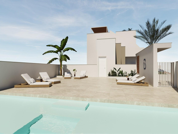 Modern Apartments with comunal Pool Near the Beach in San Pedro del Pinatar