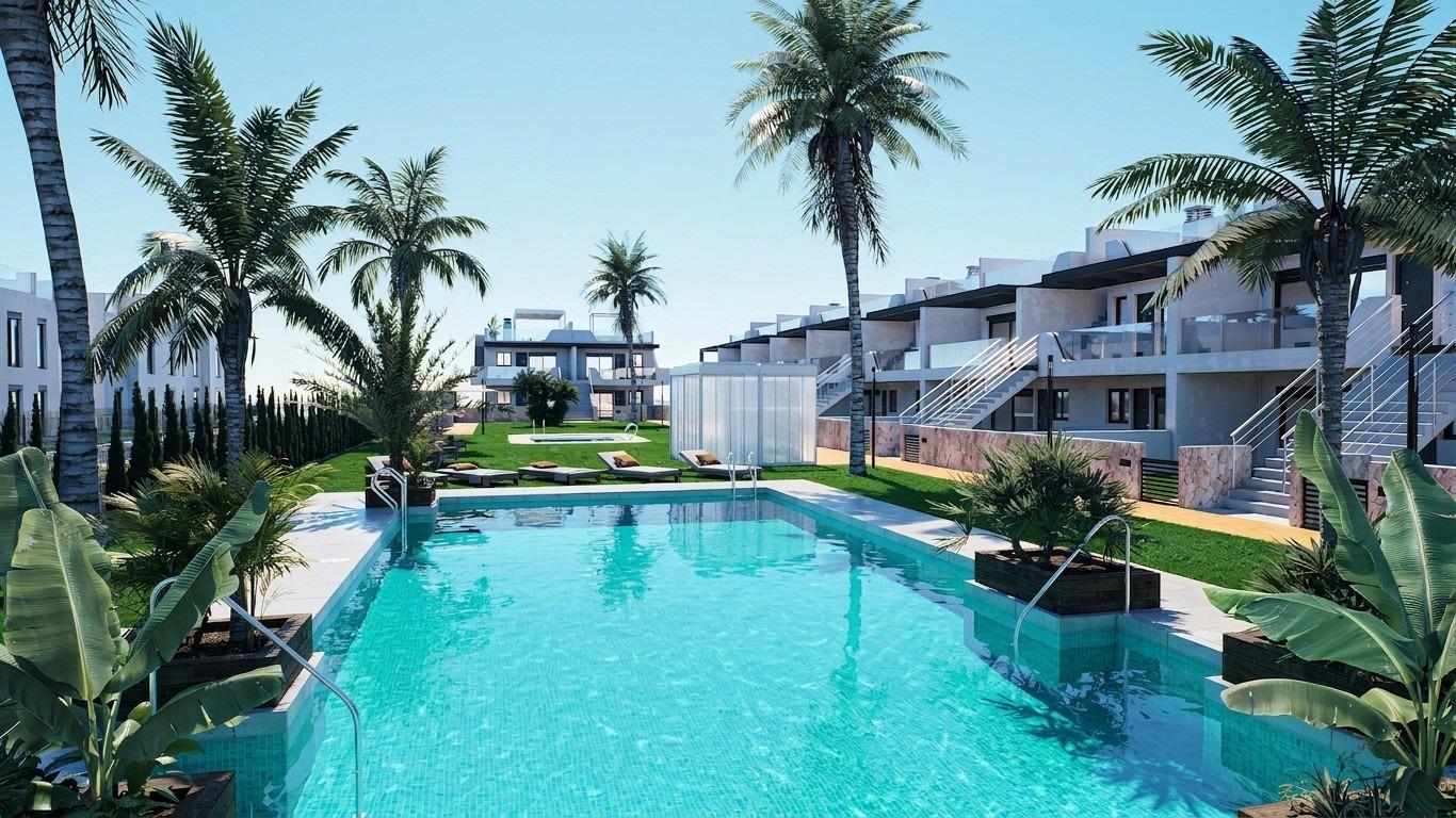 26-1 New Build Bungalows with Garden or Solarium Near the Beach in Pilar de la Horadada