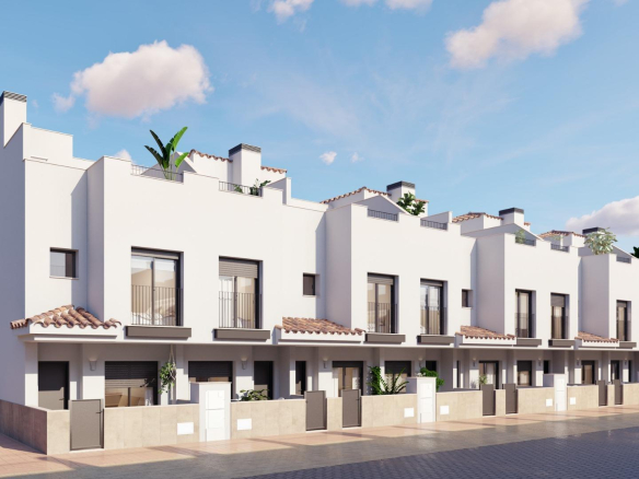 Modern Townhouses Near Golf Courses in Santa Rosalia-Murcia