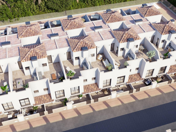 Modern Townhouses Near Golf Courses in Santa Rosalia-Murcia