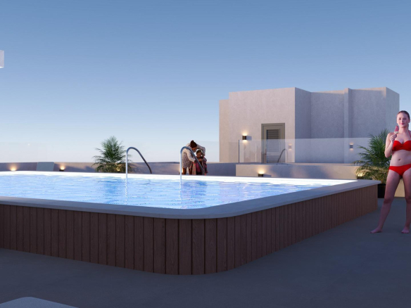 Modern New Build Apartments in the Center of San Miguel de Salinas