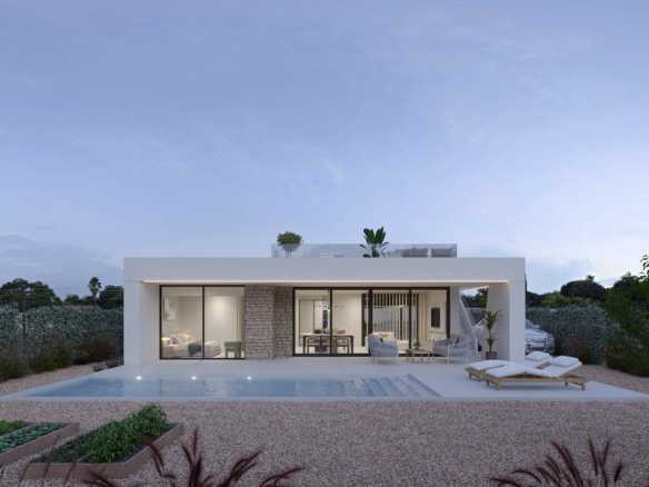Exclusive villas with private pools at Hacienda del Álamo Golf Resort, Costa Cálida