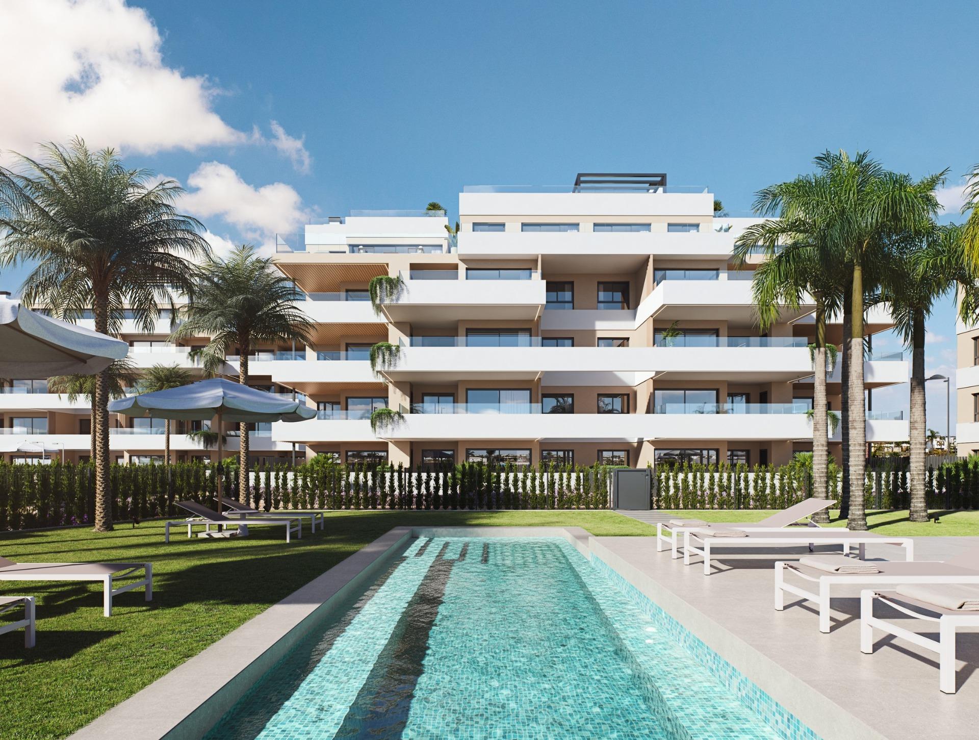 27-1 Luxury New Build Apartments for Sale in Santa Rosalia Lake and Life Resort Murcia