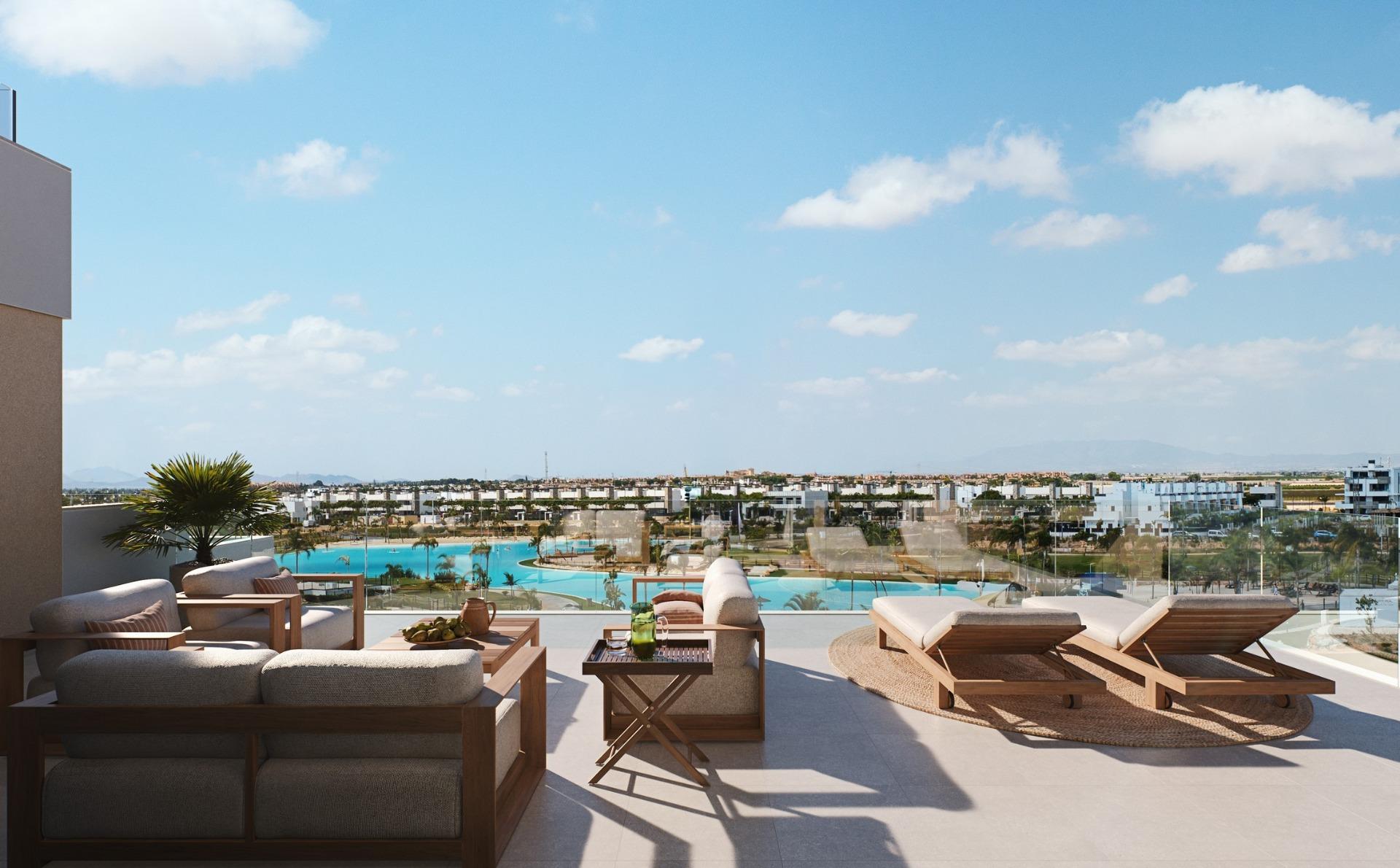 28-1 Luxury New Build Apartments for Sale in Santa Rosalia Lake and Life Resort Murcia