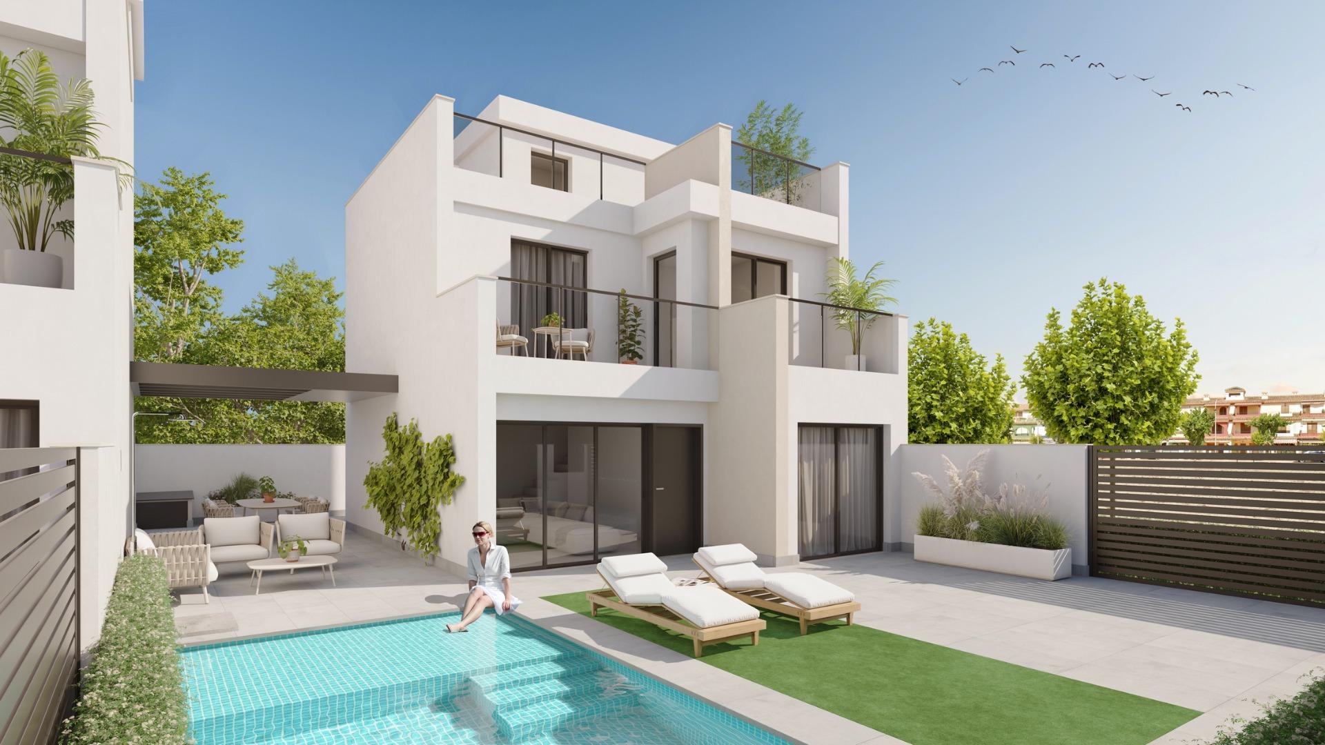 3-1 NEW BUILD VILLAS IN LOS ALCAZARES