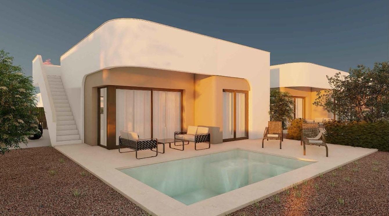 Exclusive villas with private pools at Hacienda del Álamo Golf Resort, Costa Cálida