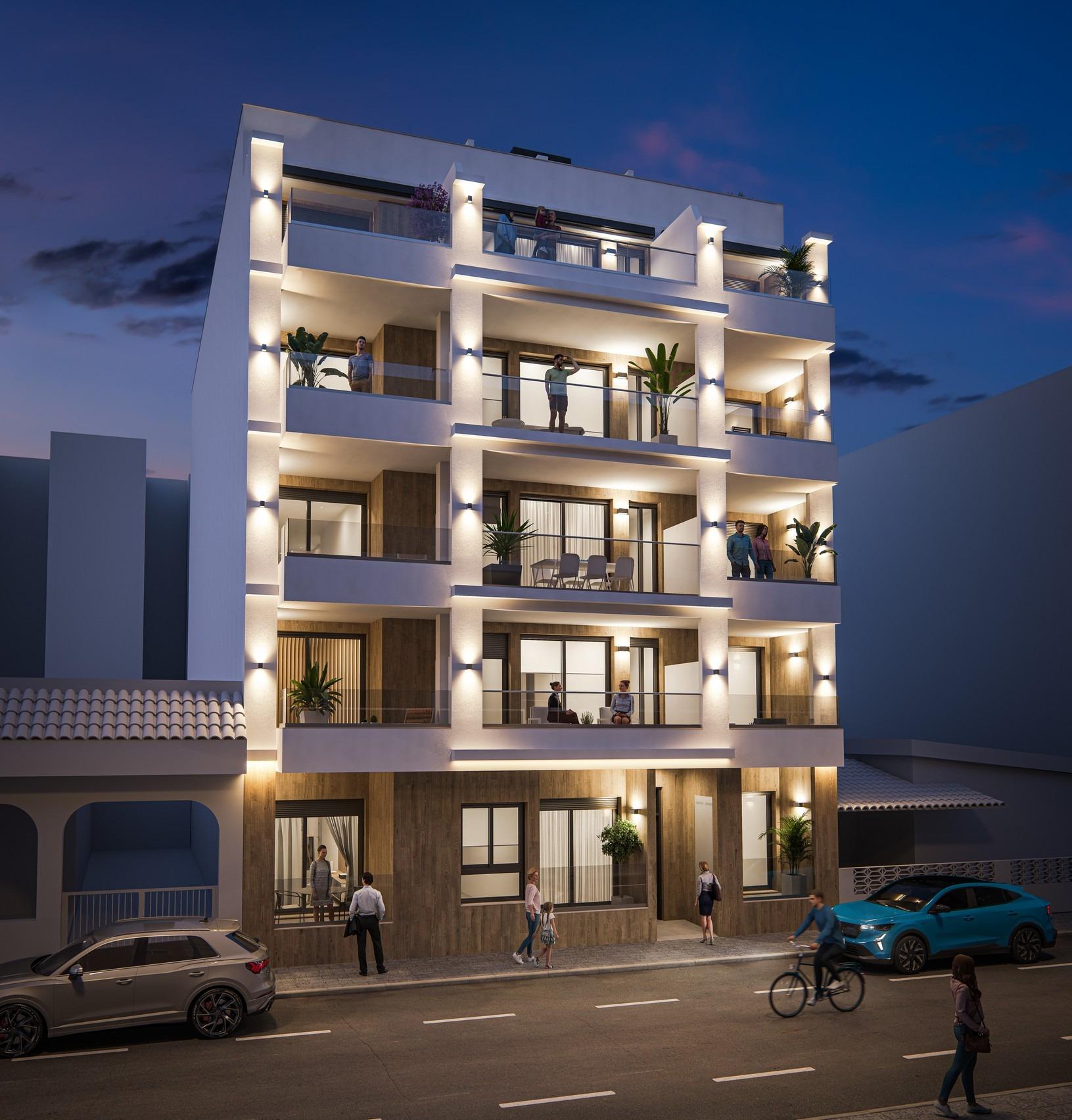 37-1 Modern New Build Apartments for Sale in Torrevieja 300m from Playa del Cura