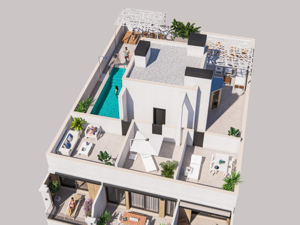 Modern New Build Apartments for Sale in Torrevieja 300m from Playa del Cura
