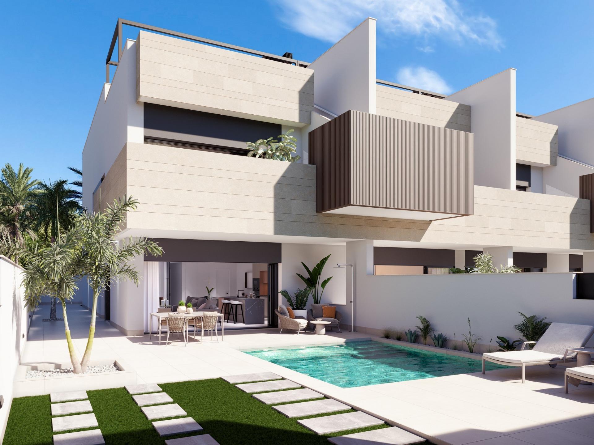 5-1 Boutique Development of New Build Homes with Private Pools in Pilar de la Horadada