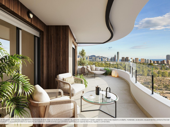 New Build Apartments for Sale in Finestrat with Sea Views and Resort Style Amenities