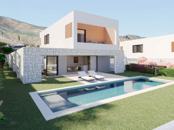 Exclusive Contemporary Villas in Finestrat Near Benidorm and the Beach