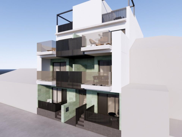 New Mediterranean Apartments Just 100 m from the Beach in Torre de la Horadada