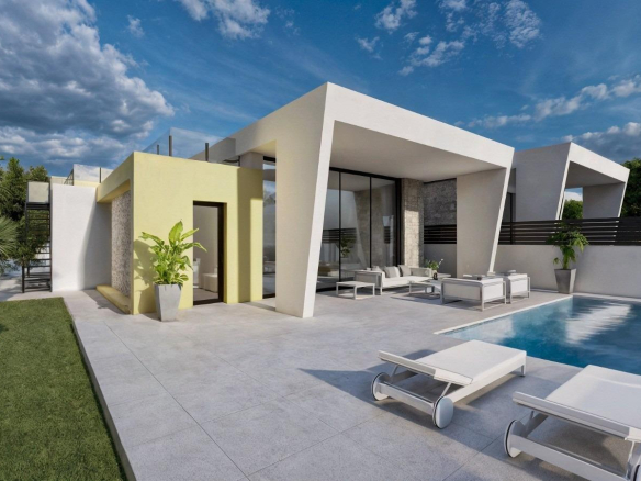 New-Build One-Story Villas with Private Pool in Torrevieja