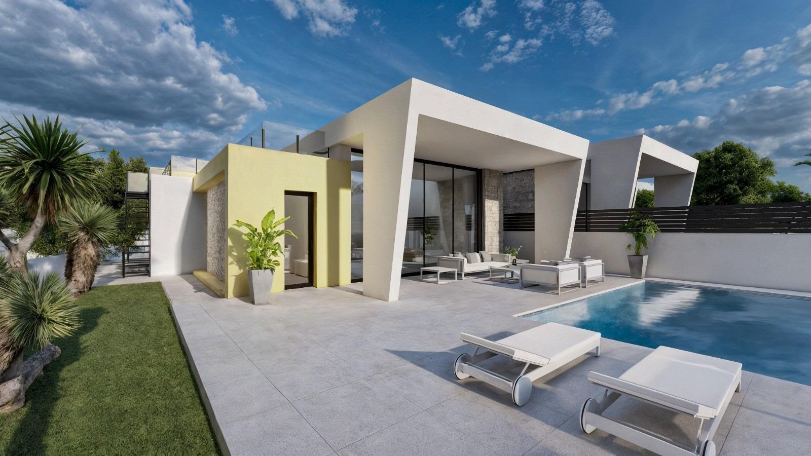 16-1 New-Build One-Story Villas with Private Pool in Torrevieja