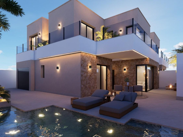 New Build Luxury Villas for Sale in San Pedro del Pinatar Near the Mar Menor