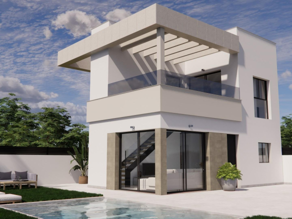Modern Villas with Private Pool in Vistabella Golf Resort, Orihuela
