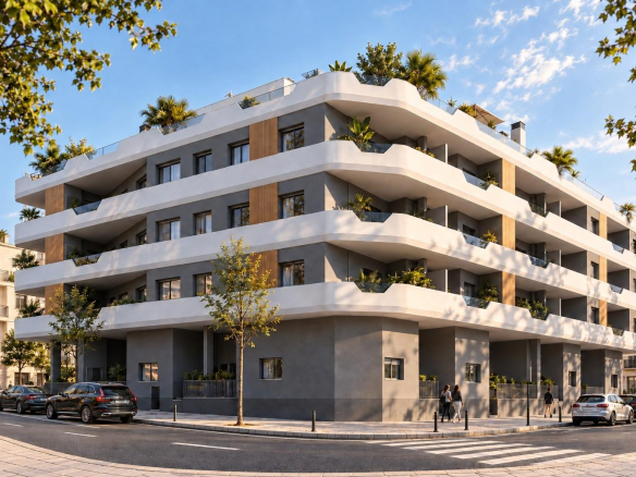 New Build Apartments in Central Santa Pola Near the Beach