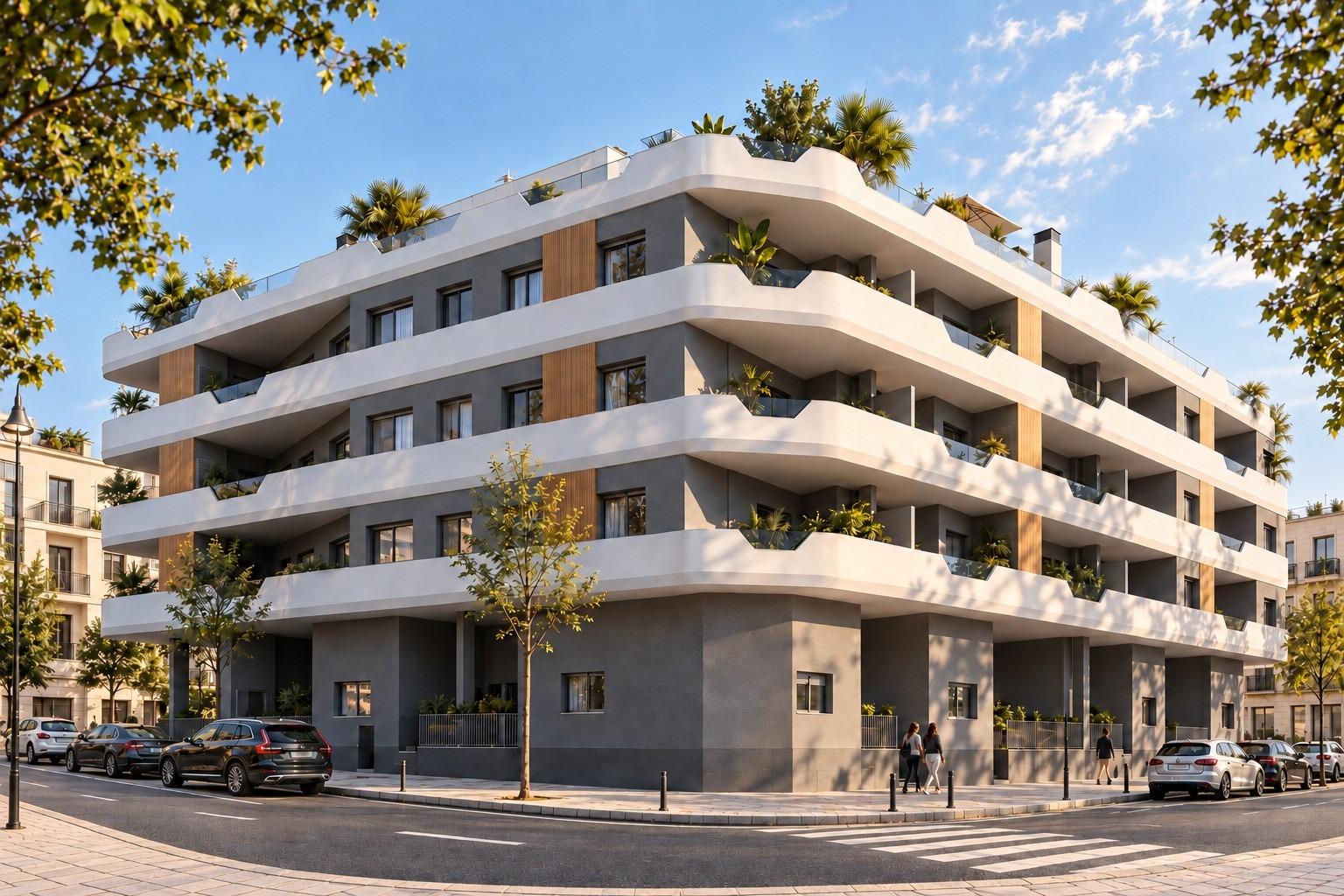 15-1 New Build Apartments in Central Santa Pola Near the Beach