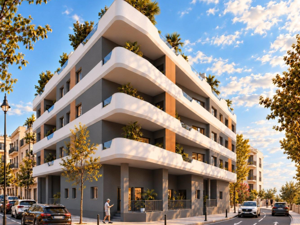 New Build Apartments in Central Santa Pola Near the Beach