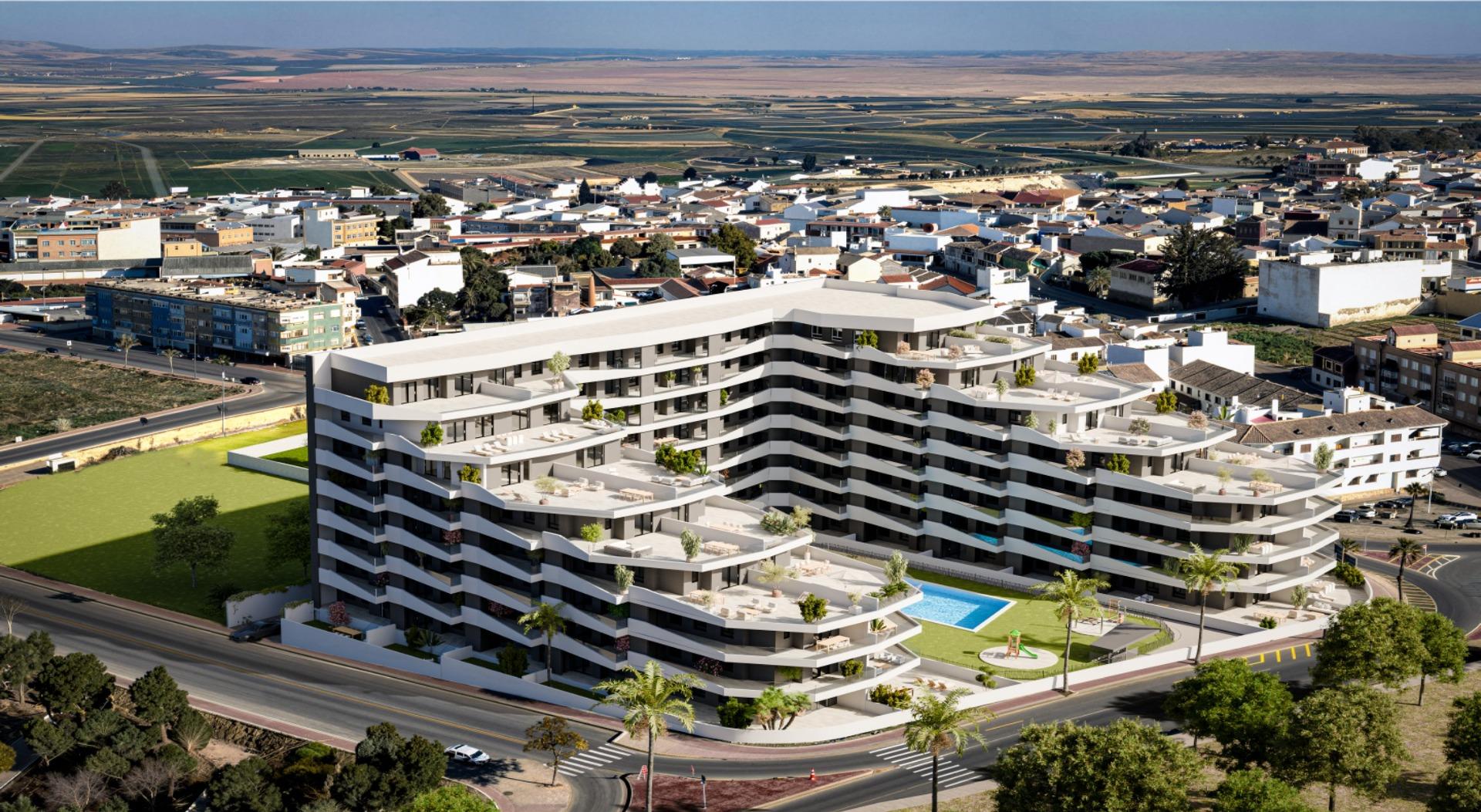 18-1 New Build Apartments with Pool in San Miguel de Salinas
